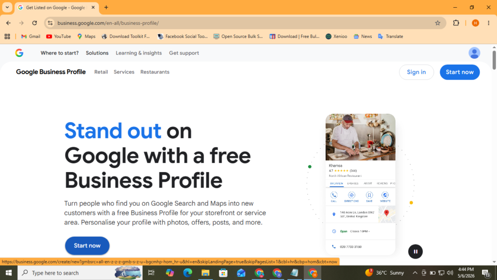 google-business-profile-account-creation