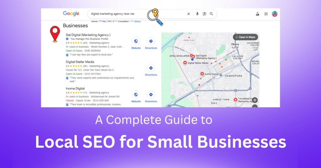 complete guide to local seo for small businesses pakistan